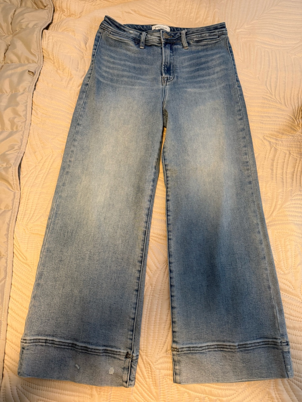 Wide Leg Risen Jeans